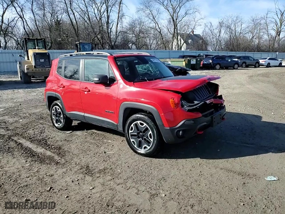 2015 Jeep Renegade Trailhawk with VIN ZACCJBCT0FPB66713, listed as a Copart auction lot 50177745 with 168,324 mi miles and Non Repairable. Bid and sale history available at carsss.com. Image 14.