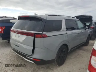 2024 Kia Carnival SX Prestige with VIN KNDNE5H38R6347038, listed as a Copart auction lot 75315254 with 5,021 mi miles and Non Repairable. Bid and sale history available at carsss.com. Image 3.