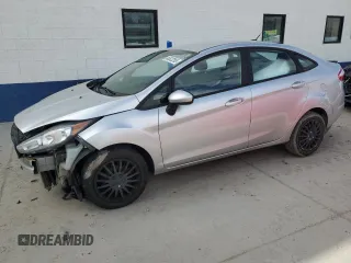 2019 Ford Fiesta S with VIN 3FADP4AJ0KM153933, listed as a Copart auction lot 46522265 with 104,394 mi miles and Salvage title. Bid and sale history available at DreamBid. Image 1.