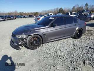 2017 BMW M3 with VIN WBS8M9C59H5G84527, listed as a Copart auction lot 41080544 with 77,604 mi miles. Bid and sale history available at carsss.com. Image 1.