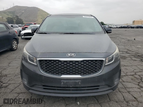 2017 Kia Sedona LX with VIN KNDMB5C16H6218630, listed as a Copart auction lot 54375925 with 159,352 mi miles and Clean Title. Bid and sale history available at carsss.com. Image 5.