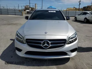2021 Mercedes-Benz C 300 with VIN W1KWF8DB8MR632402, listed as a Copart auction lot 52971445 with 38,939 mi miles and Salvage Title. Bid and sale history available at carsss.com. Image 5.