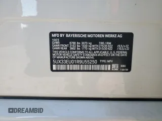 2024 BMW X5 M60i with VIN 5UX33EU01R9U55250, listed as a Copart auction lot 84268944 with 0 mi miles and Non Repairable. Bid and sale history available at carsss.com. Image 13.