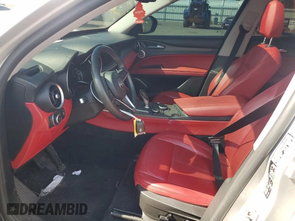 2018 Alfa Romeo Stelvio Ti with VIN ZASFAKBN8J7B78895, listed as a Copart auction lot 54247365 with 125,837 mi miles and Salvage Title. Bid and sale history available at carsss.com. Image 7.
