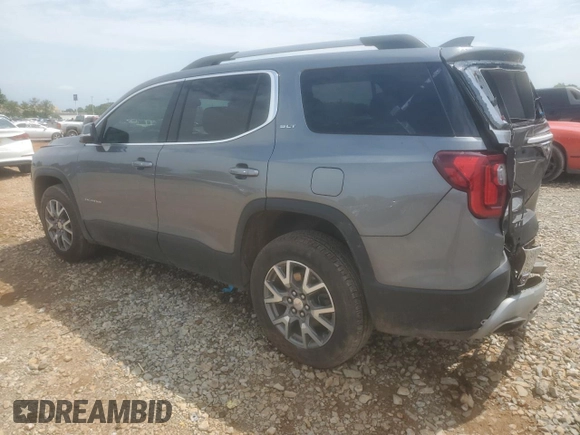 2020 GMC Acadia SLT with VIN 1GKKNMLS6LZ160340, listed as a Copart auction lot 57523595 with 90,546 mi miles and Salvage title. Bid and sale history available at DreamBid. Image 2.