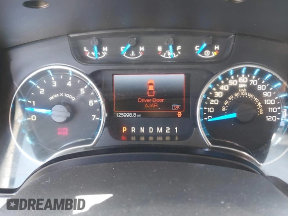 2013 Ford F-150 XL with VIN 1FTFW1ET7DKF53580, listed as a IAAI auction lot 42637967 with 125,998 mi miles and . Bid and sale history available at DreamBid. Image 7.