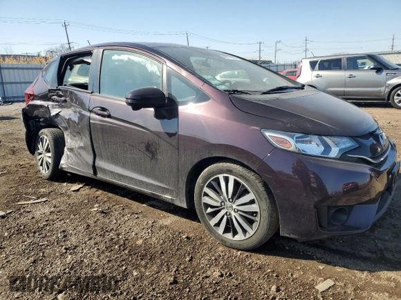 2015 Honda Fit EX-L with VIN 3HGGK5H8XFM756085, listed as a Copart auction lot 48771025 with 46,740 mi miles and Salvage Title. Bid and sale history available at carsss.com. Image 4.