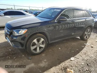 2019 Mercedes-Benz GLC with VIN WDC0G4JB4KV119737, listed as a Copart auction lot 80823114 with 74,987 mi miles and Salvage Title. Bid and sale history available at carsss.com. Image 1.