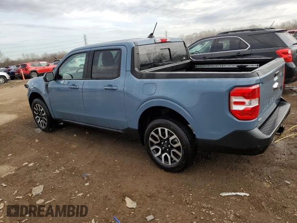 2024 Ford Maverick LARIAT with VIN 3FTTW8M31RRA19233, listed as a Copart auction lot 50063345 with 24,211 mi miles and Salvage Title. Bid and sale history available at carsss.com. Image 2.