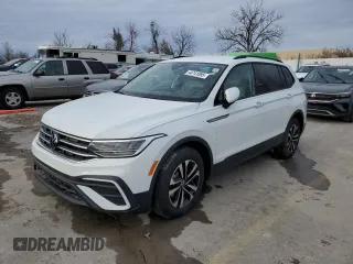 2024 Volkswagen Tiguan S with VIN 3VVRB7AX8RM189529, listed as a Copart auction lot 44741095 with 0 mi miles and Salvage Title. Bid and sale history available at carsss.com. Image 1.