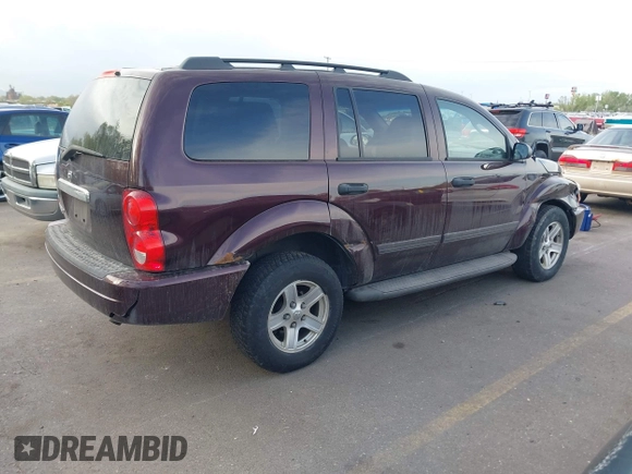 2005 Dodge Durango SLT with VIN 1D4HB48N05F585223, listed as a IAAI auction lot 42091044 with 137,885 mi miles and . Bid and sale history available at DreamBid. Image 4.