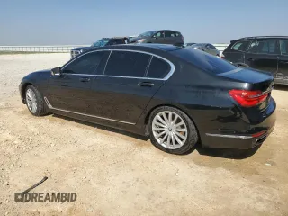 2016 BMW 7 Series 740i with VIN WBA7E2C54GG547029, listed as a Copart auction lot 49001355 with 109,385 mi miles and Clean Title. Bid and sale history available at carsss.com. Image 2.