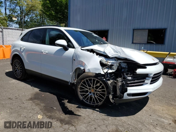 2022 Porsche Cayenne E-Hybrid Hybrid with VIN WP1AE2AY2NDA26913, listed as a Copart auction lot 58056945 with Not provided miles and Salvage title. Bid and sale history available at DreamBid. Image 4.