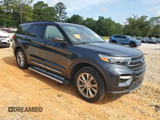 2022 Ford Explorer XLT with VIN 1FMSK8DH4NGB27006, listed as a Copart auction lot 58075055 with 109,500 mi miles and Salvage title. Bid and sale history available at DreamBid. Image 4.