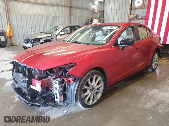2014 Mazda 3 S Grand Touring z VIN JM1BM1W31E1145909, wystawiony jako Copart lot #53729895 z przebiegiem 125 739 mil mil oraz Szkoda całkowita • Salvage title. Historia ofert i sprzedaży dostępna na DreamBid. Obrazek 1.