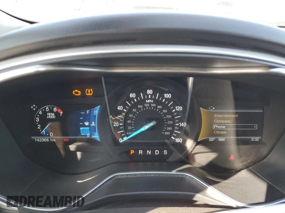 2016 Ford Fusion SE with VIN 1FA6P0H7XG5117661, listed as a Copart auction lot 48882765 with 142,368 mi miles and Salvage Title. Bid and sale history available at carsss.com. Image 9.