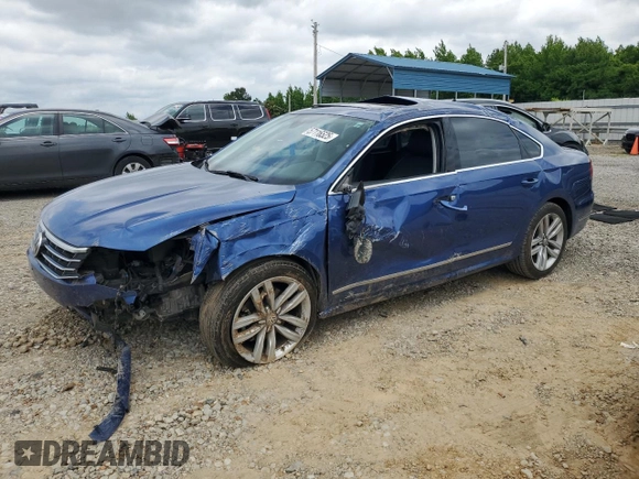 2016 Volkswagen Passat SEL Premium z VIN 1VWCS7A32GC022287, wystawiony jako Copart lot #57116525 z przebiegiem 71 309 mil mil oraz Szkoda całkowita • Salvage title. Historia ofert i sprzedaży dostępna na DreamBid. Obrazek 1.