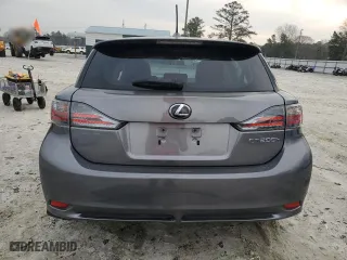 2012 Lexus CT 200h with VIN JTHKD5BH4C2114149, listed as a Copart auction lot 48964375 with 170,874 mi miles and Salvage Title. Bid and sale history available at carsss.com. Image 6.