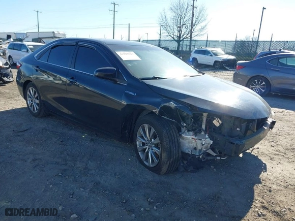 2015 Toyota Camry Hybrid LE with VIN 4T1BD1FK8FU146607, listed as a IAAI auction lot 41895501 with 1 mi miles. Bid and sale history available at carsss.com. Image 1.