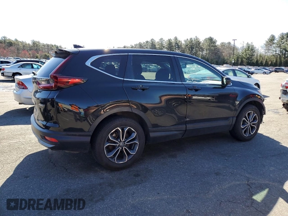 2022 Honda CR-V EX-L with VIN 2HKRW2H88NH612923, listed as a Copart auction lot 52173655 with 102,848 mi miles and Salvage title. Bid and sale history available at DreamBid. Image 3.