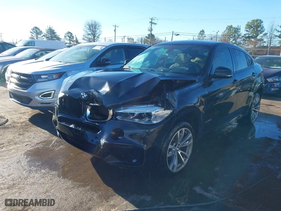 2016 BMW X6 xDrive35i with VIN 5UXKU2C54G0N80717, listed as a IAAI auction lot 41678147 with 93,769 mi miles. Bid and sale history available at carsss.com. Image 19.