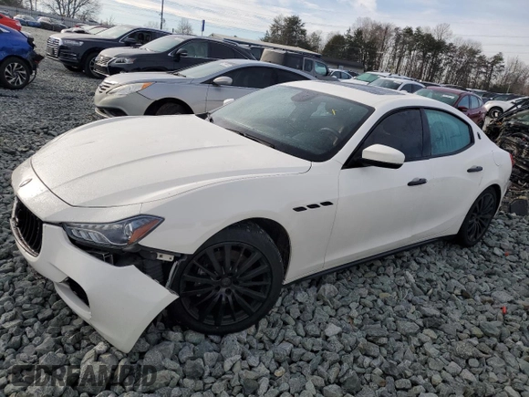 2017 Maserati Ghibli with VIN ZAM57XSAXH1217301, listed as a Copart auction lot 40090954 with 107,514 mi miles. Bid and sale history available at carsss.com. Image 1.