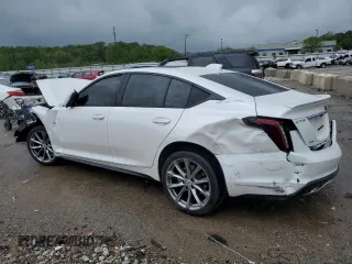 2025 Cadillac CT5 Sport with VIN 1G6DU5RK7S0101632, listed as a Copart auction lot 54661775 with 8,927 mi miles and Salvage title. Bid and sale history available at DreamBid. Image 2.