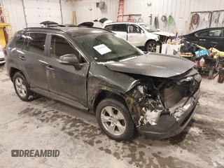 2019 Toyota RAV4 XLE with VIN JTMP1RFV5KD009999, listed as a IAAI auction lot 41639748 with 107,286 mi miles. Bid and sale history available at carsss.com. Image 1.