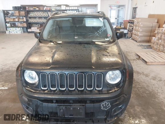 2017 Jeep Renegade Latitude with VIN ZACCJBBB4HPF21586, listed as a IAAI auction lot 41563503 with 134,606 mi miles. Bid and sale history available at carsss.com. Image 12.