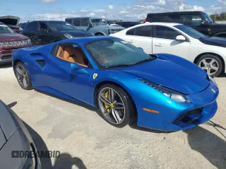 2018 Ferrari 488 z VIN ZFF80AMA9J0231686, wystawiony jako Copart lot #77623854 z przebiegiem Nie podano mil oraz Szkody całkowita. Historia ofert i sprzedaży dostępna na DreamBid. Obrazek 4.