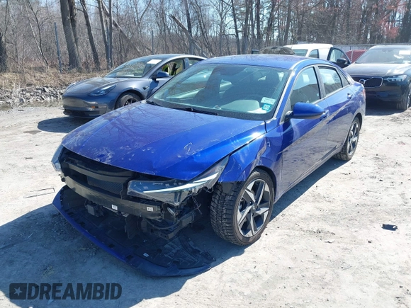 2023 Hyundai Elantra SEL with VIN KMHLS4AG3PU630104, listed as a IAAI auction lot 42042331 with 32,296 mi miles and . Bid and sale history available at DreamBid. Image 6.