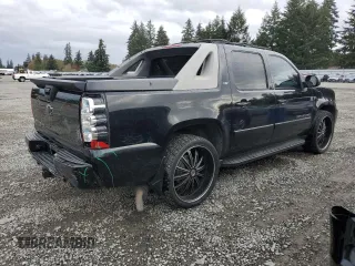 2007 Chevrolet Avalanche LT w/3LT with VIN 3GNFK12317G137706, listed as a Copart auction lot 75672384 with 167,433 mi miles and Salvage Title. Bid and sale history available at carsss.com. Image 3.
