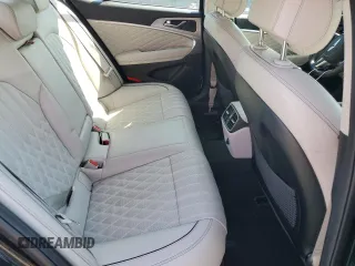 2021 Genesis G70 2.0T with VIN KMTG44LA7MU075423, listed as a Copart auction lot 65992484 with 33,467 mi miles and Salvage Title. Bid and sale history available at carsss.com. Image 10.