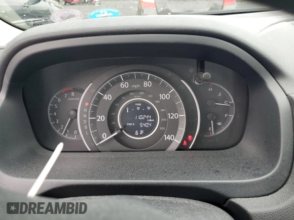 2016 Honda CR-V EX with VIN 5J6RM4H53GL056553, listed as a Copart auction lot 55777755 with 110,244 mi miles and Salvage Title. Bid and sale history available at DreamBid. Image 9.