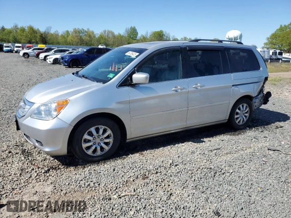2010 Honda Odyssey EX-L with VIN 5FNRL3H76AB114542, listed as a Copart auction lot 54785425 with 104,239 mi miles and Salvage Title. Bid and sale history available at DreamBid. Image 1.