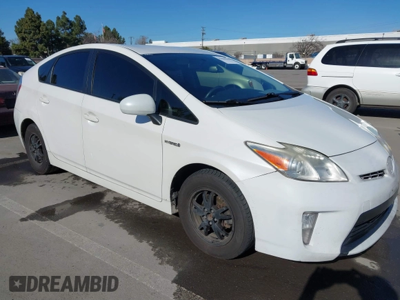 2013 Toyota Prius One with VIN JTDKN3DU6D5540079, listed as a IAAI auction lot 41644310 with 189,968 mi miles. Bid and sale history available at carsss.com. Image 1.
