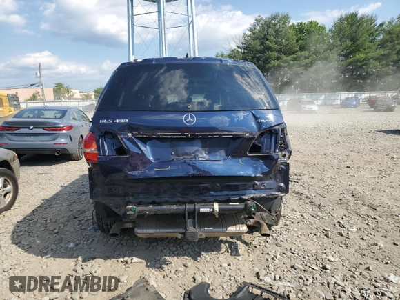 2017 Mercedes-Benz GLS 450 with VIN 4JGDF6EE3HA830769, listed as a Copart auction lot 58771524 with 60,109 mi miles and Salvage Title. Bid and sale history available at DreamBid. Image 6.