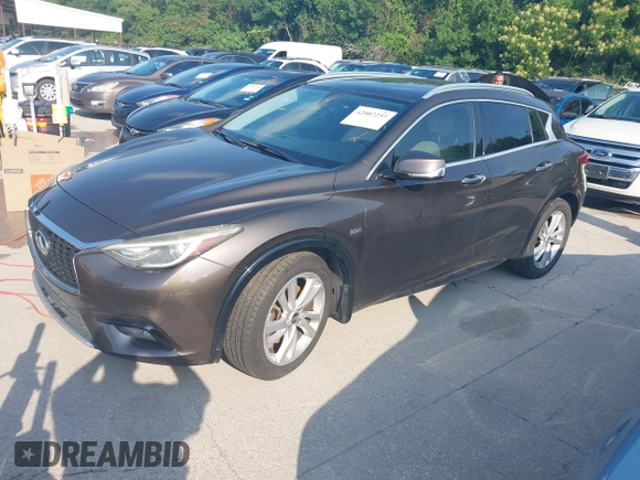 2017 Infiniti QX30 Premium z VIN SJKCH5CP4HA023330, wystawiony jako IAAI lot #42407253 z przebiegiem 132 317 mil mil oraz . Historia ofert i sprzedaży dostępna na DreamBid. Obrazek 2.