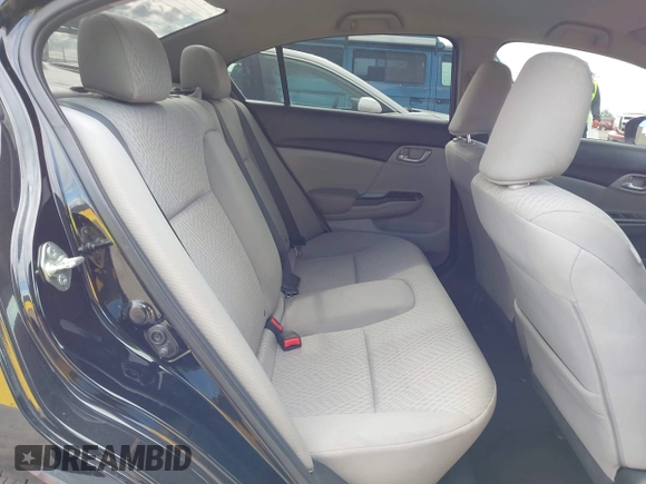 2014 Honda Civic Sedan LX with VIN 19XFB2F57EE206630, listed as a IAAI auction lot 42114435 with 188,468 mi miles. Bid and sale history available at carsss.com. Image 8.