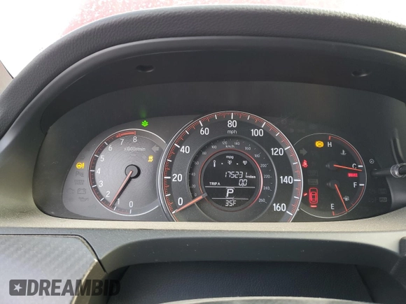2016 Honda Accord Sport with VIN 1HGCR2F54GA245987, listed as a Copart auction lot 51755335 with 175,231 mi miles and Salvage Title. Bid and sale history available at DreamBid. Image 9.