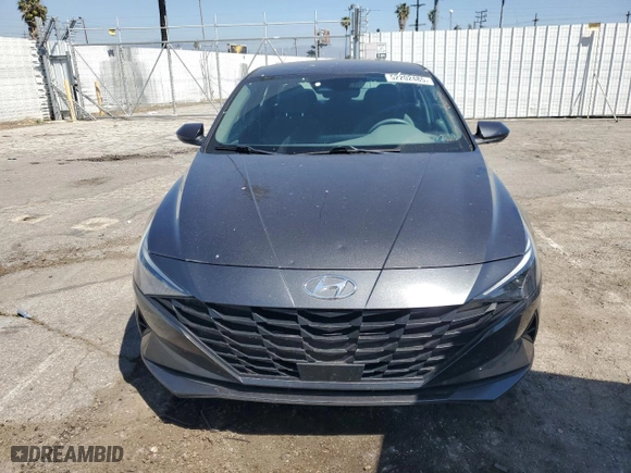 2021 Hyundai Elantra SEL with VIN 5NPLS4AG0MH032370, listed as a Copart auction lot 52202485 with 32,607 mi miles and Salvage Title. Bid and sale history available at carsss.com. Image 5.