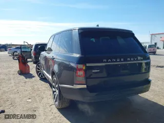 2015 Land Rover Range Rover Supercharged with VIN SALGS2TF2FA213516, listed as a IAAI auction lot 41353465 with NaN miles. Bid and sale history available at carsss.com. Image 3.