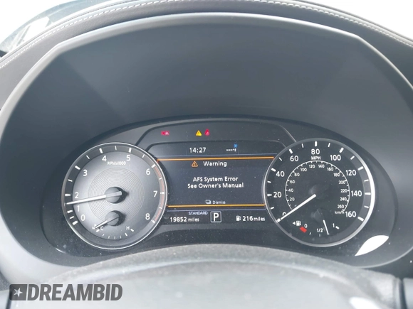 2022 Infiniti QX55 Essential with VIN 3PCAJ5K33NF115755, listed as a IAAI auction lot 41445124 with 19,852 mi miles and . Bid and sale history available at DreamBid. Image 7.