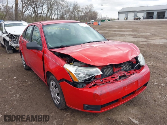 2008 Ford Focus S with VIN 1FAHP34N88W131777, listed as a IAAI auction lot 41942126 with 145,708 mi miles. Bid and sale history available at carsss.com. Image 1.