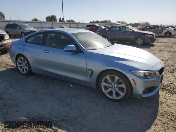 2014 BMW 4 Series 435i with VIN WBA3R1C55EK191486, listed as a Copart auction lot 64141605 with 59,568 mi miles and Salvage title. Bid and sale history available at DreamBid. Image 4.