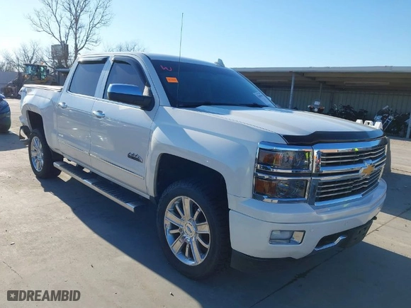 2015 Chevrolet Silverado 1500 High Country with VIN 3GCUKTEC9FG167929, listed as a IAAI auction lot 41668399 with 220,194 mi miles. Bid and sale history available at carsss.com. Image 1.