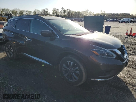 2018 Nissan Murano Platinum with VIN 5N1AZ2MH4JN158539, listed as a Copart auction lot 50944545 with 106,345 mi miles and Salvage Title. Bid and sale history available at carsss.com. Image 4.