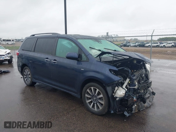 2018 Toyota Sienna XLE with VIN 5TDDZ3DC8JS197365, listed as a IAAI auction lot 42311598 with 199,121 mi miles and . Bid and sale history available at DreamBid. Image 1.