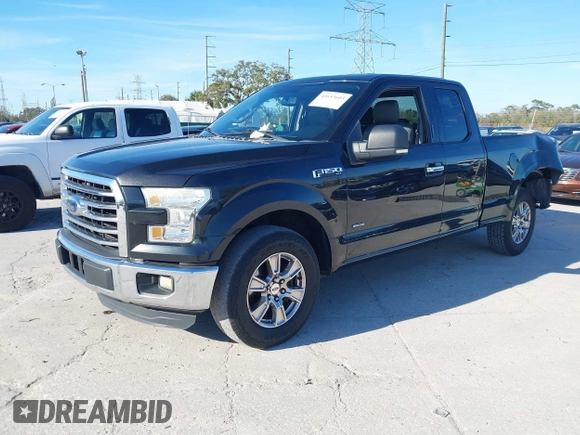2015 Ford F-150 XL with VIN 1FTEX1CP0FFC11821, listed as a IAAI auction lot 41653603 with 182,192 mi miles. Bid and sale history available at carsss.com. Image 2.