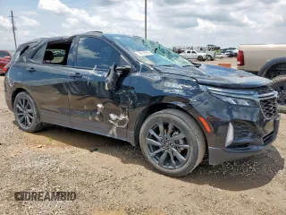 2023 Chevrolet Equinox RS with VIN 3GNAXMEG4PL230724, listed as a Copart auction lot 58936695 with 31,984 mi miles and Salvage title. Bid and sale history available at DreamBid. Image 4.